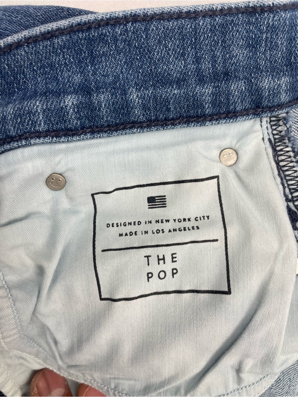 AYR The Pop Jeans Women’s Size 30 Cropped Straight Leg Fray Hem Denim - Picture 13 of 13